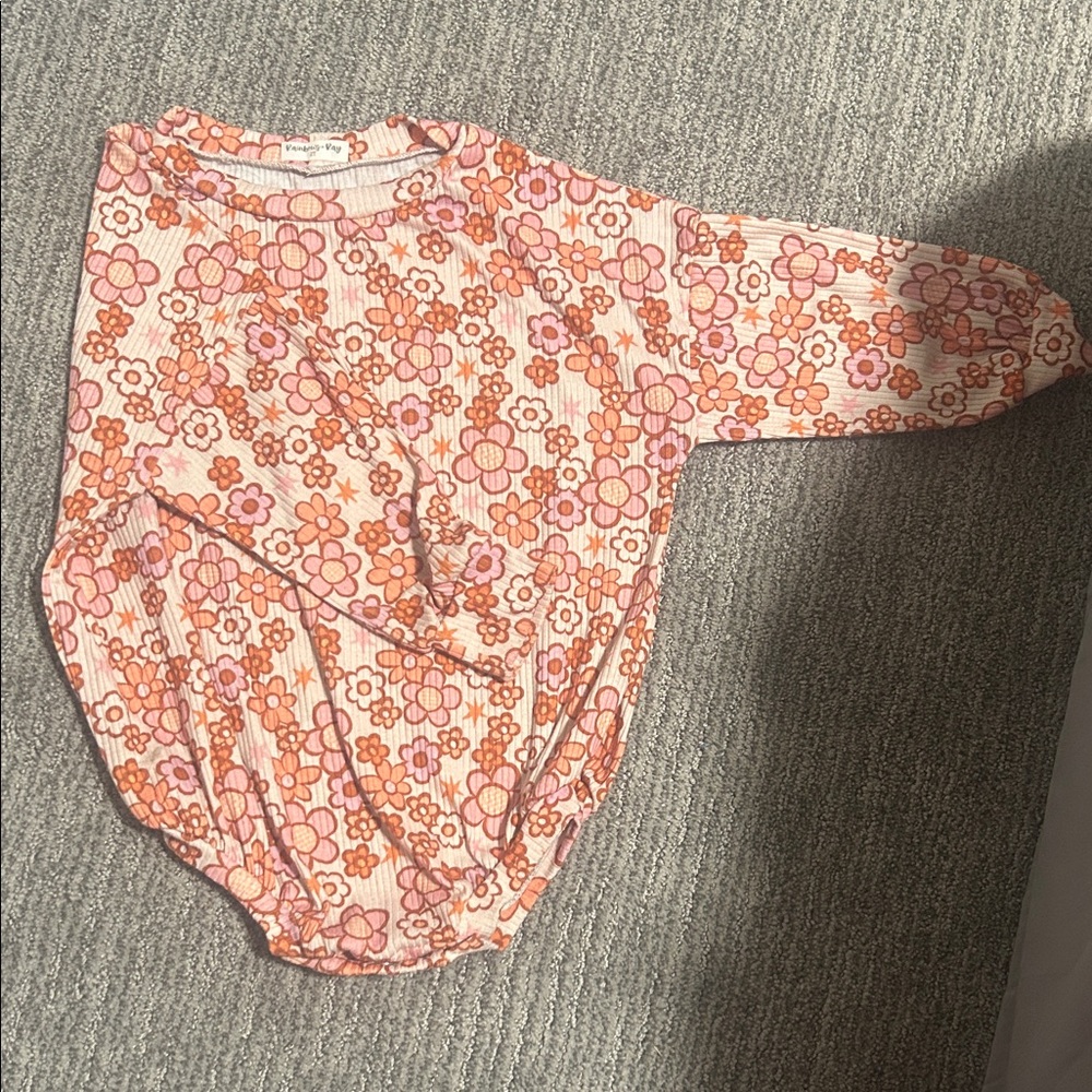 Floral Long-Sleeve Bodysuit